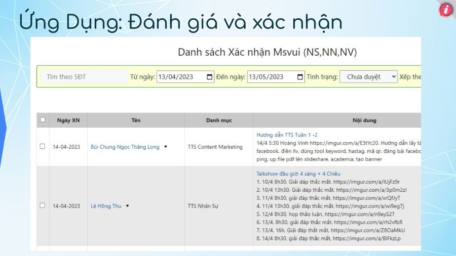 Hệ thống thực tập sinh
